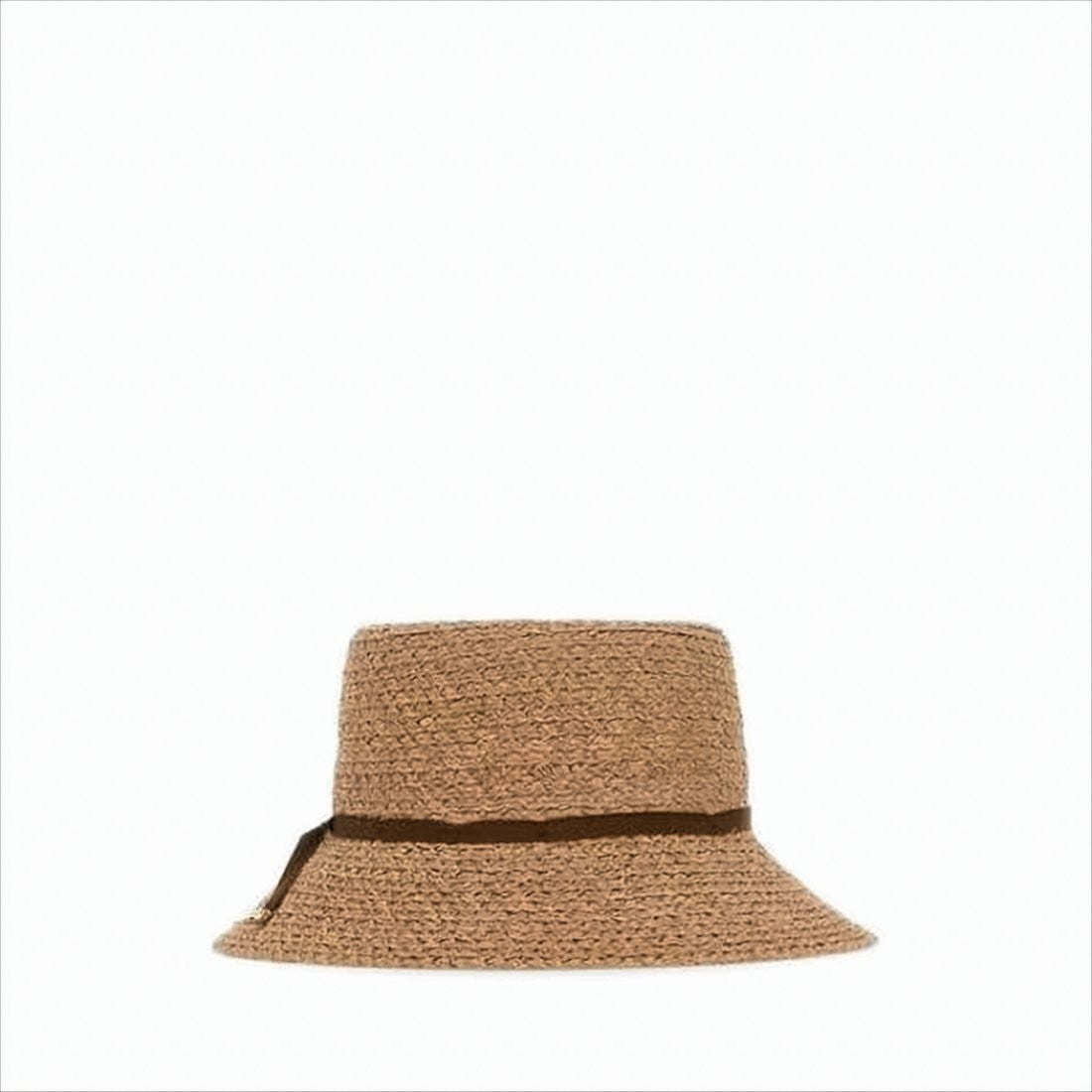 Helen Kaminski Woven Raffia Bucket Hat With Decorative Bow Detail