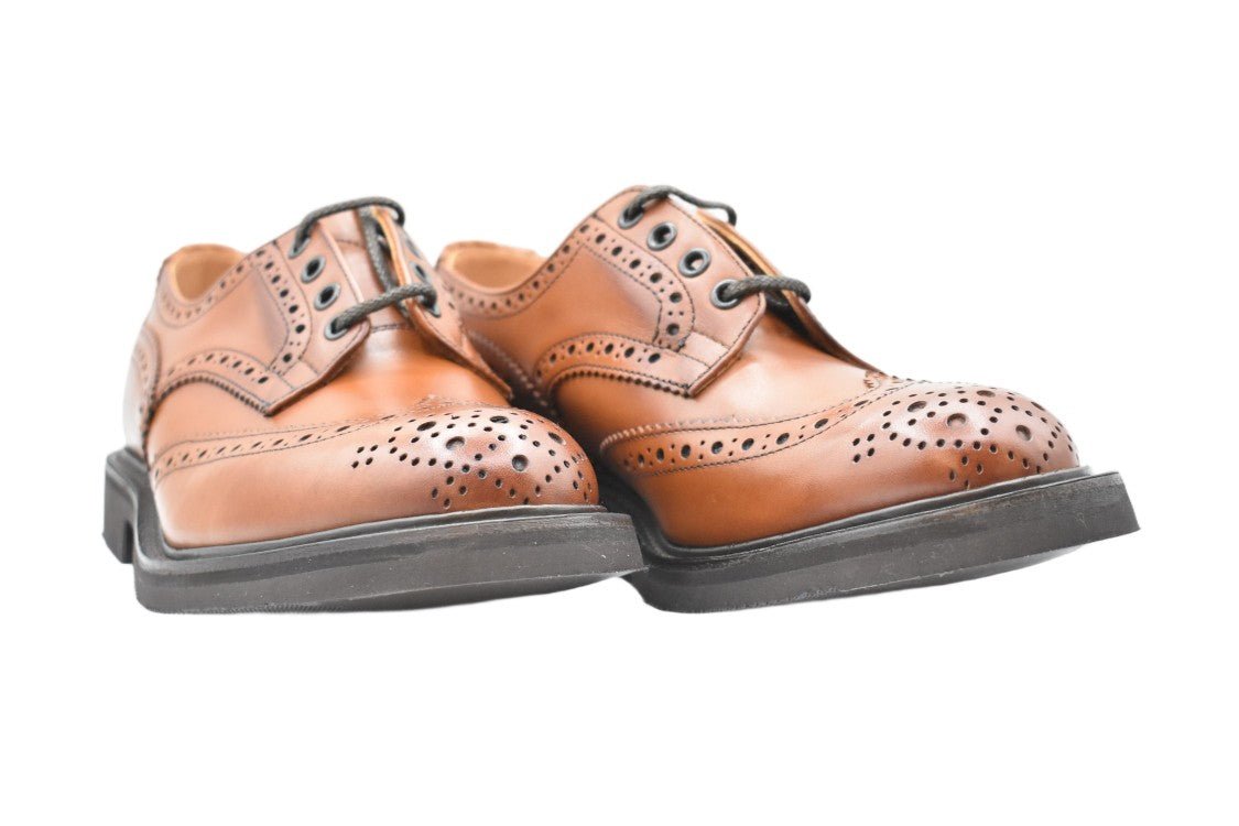 Tricker's Brown Laced Classic Versatile Flat Shoes