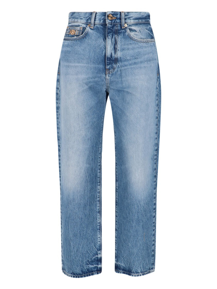 Versace Straight Jeans – Light Blue