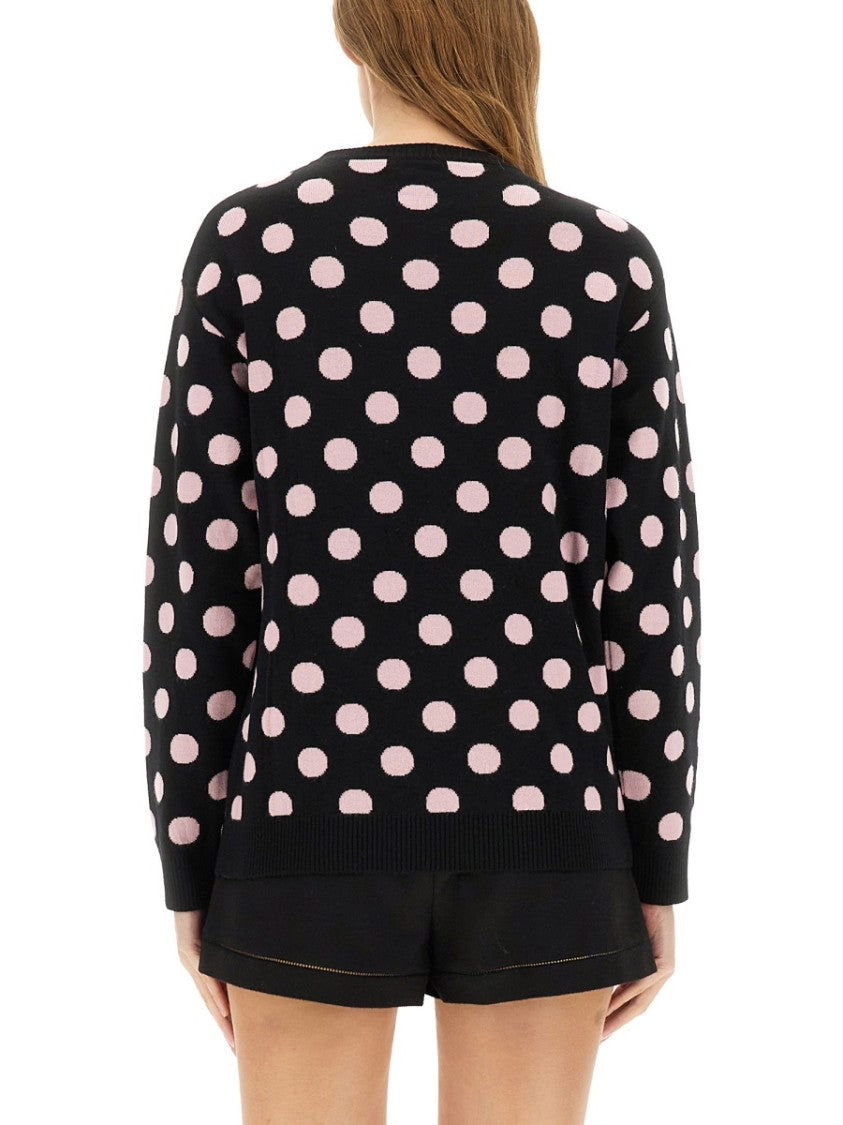 Moschino "Teddy Polka Dots" Sweater