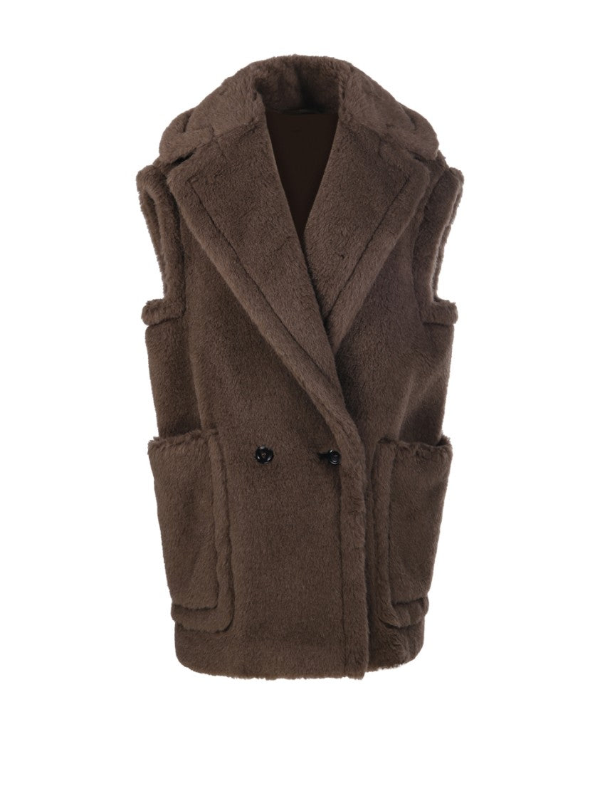 Max Mara Bormida1234 Coat Without Sleeves