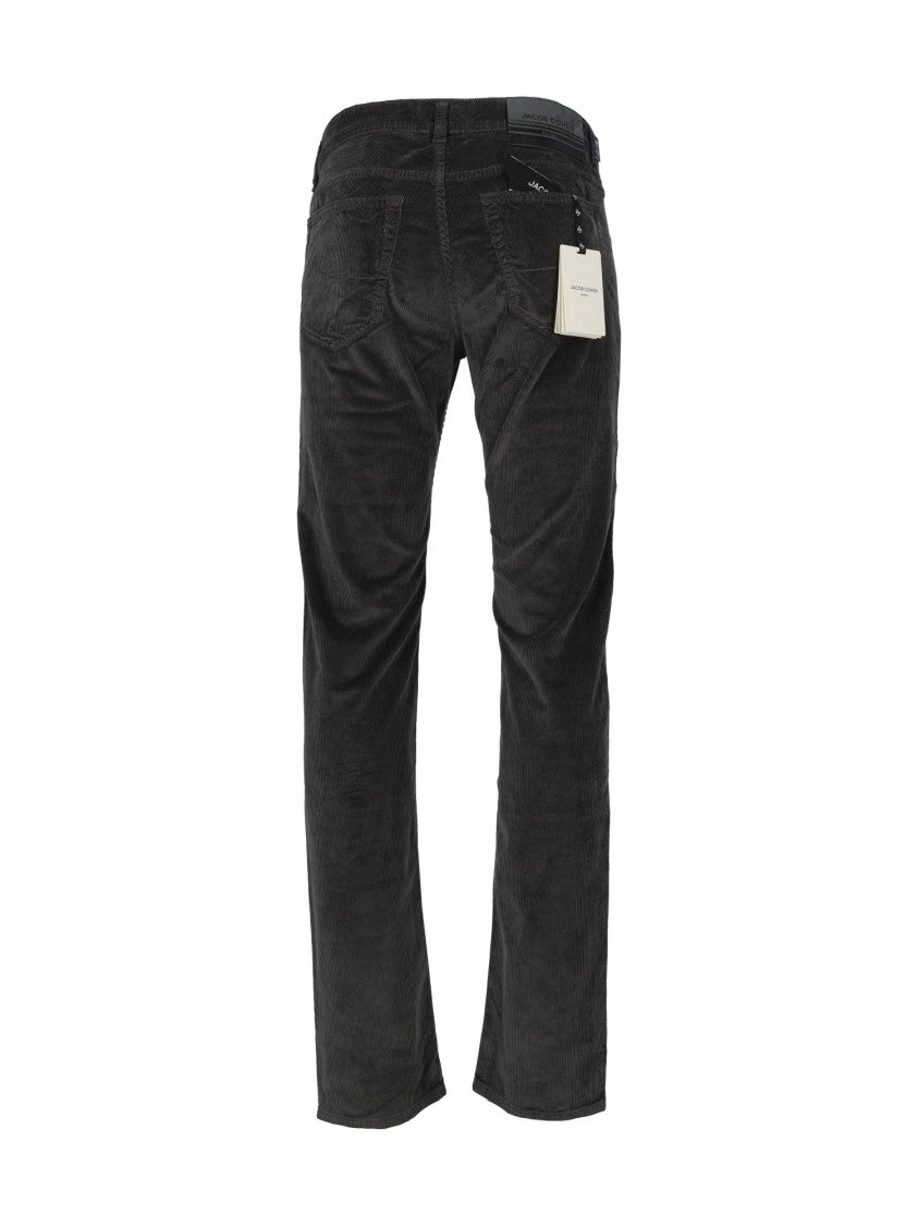 Jacob Cohen Tailored Five-Pocket Slim Fit Pants With Subtle Sheen
