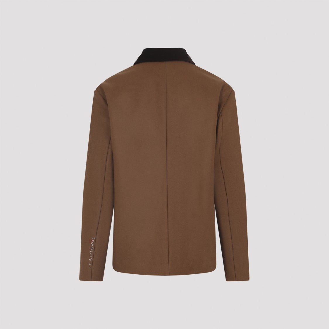 Marni Structured Brown Wool Jacket