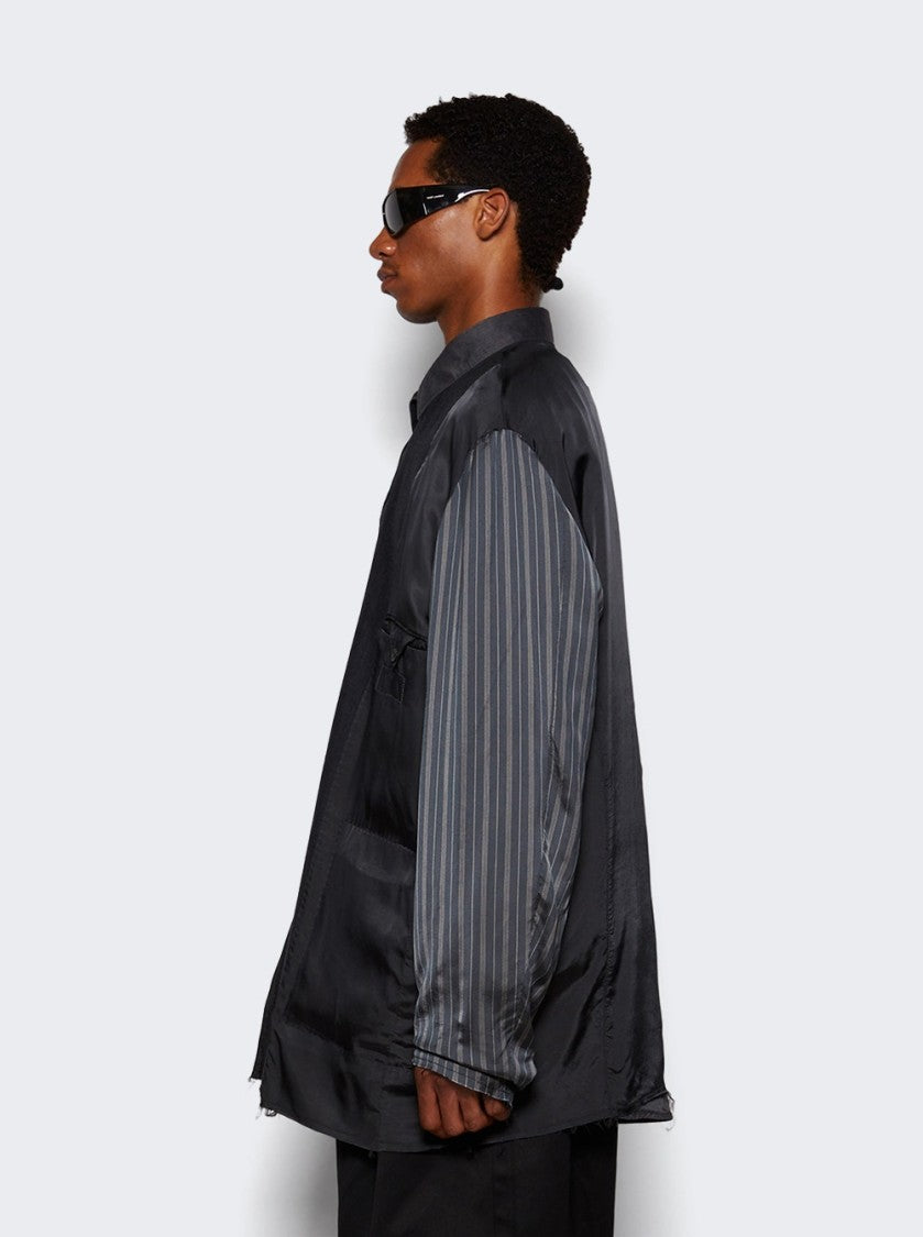 Maison Margiela Patchwork Inside-Out Jacket Charcoal