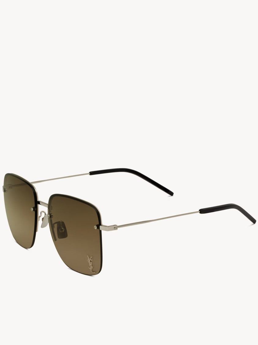 Saint Laurent Silver Ysl Sl 312 Sunglasses