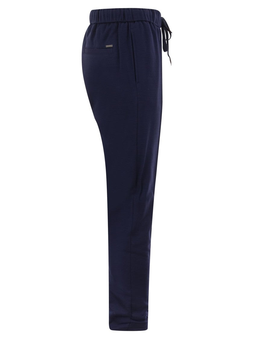 Peserico Technical Cotton Jogger Trousers