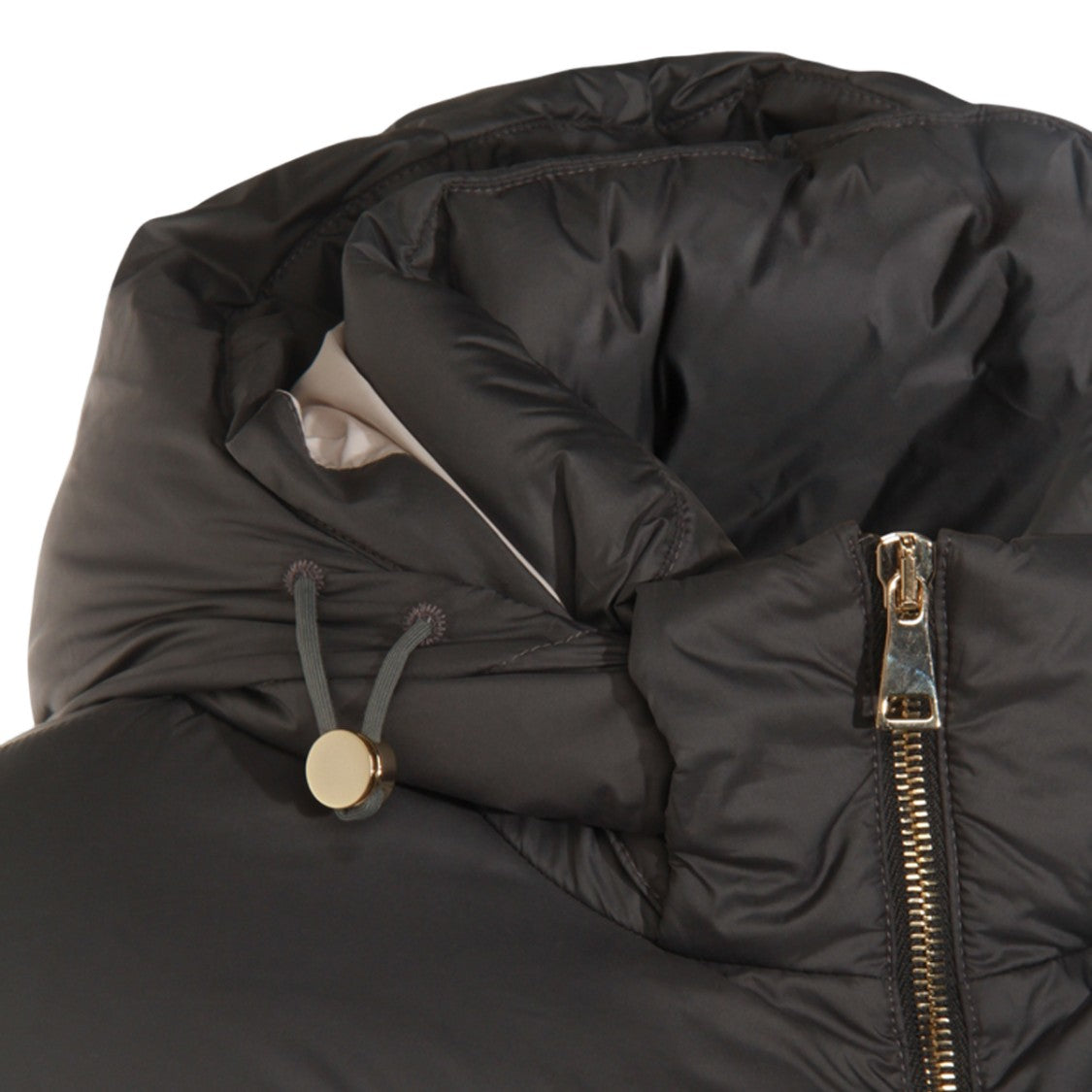 Fabiana Filippi Puffer Coat With High Collar