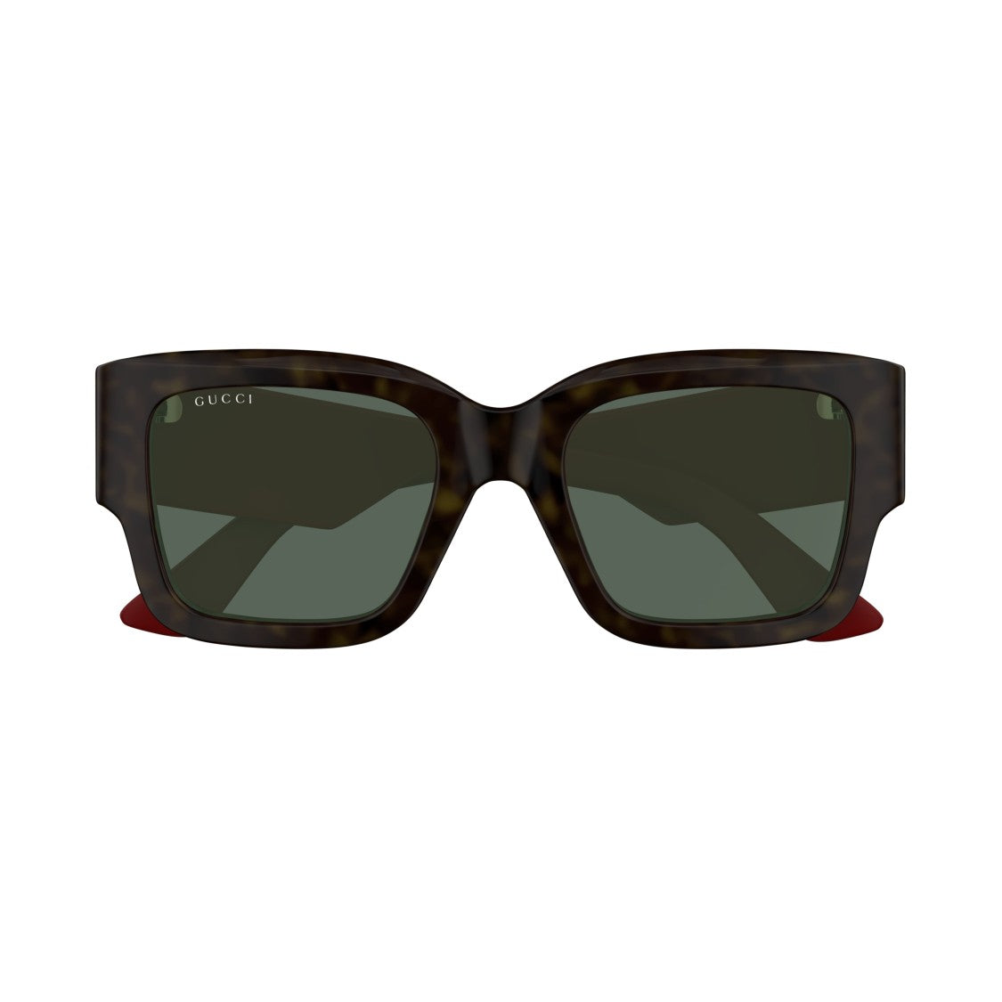 Gucci Gg1663s Bold Square Tortoiseshell Sunglasses