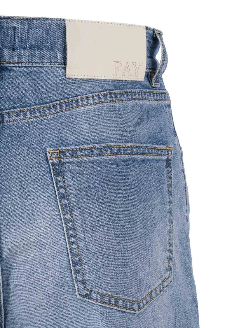 Fay 5 Tasche Flare Denim Jeans