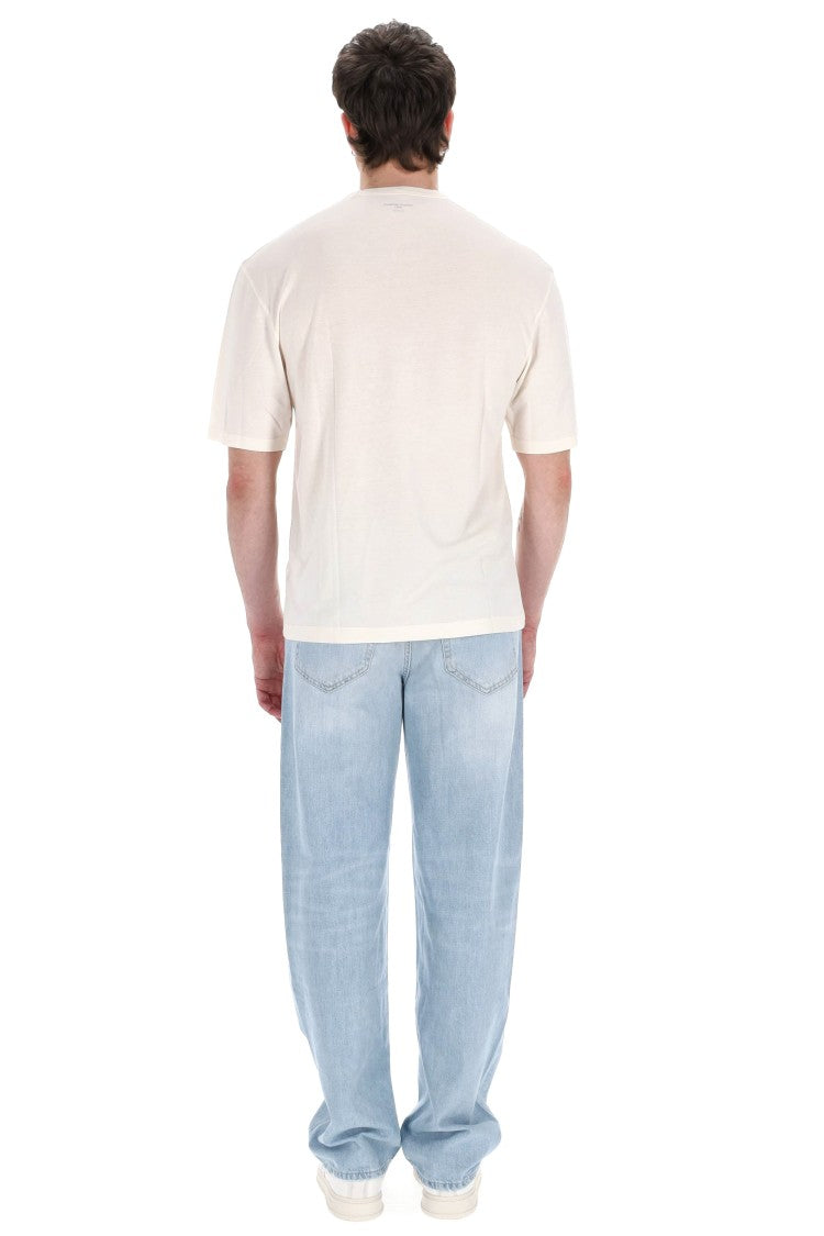 Officine Generale Supersoft Lyocell-Cotton T-Shirt