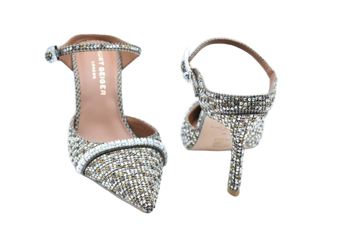 Kurt Geiger Luxe Stiletto Pumps Adorned With Sequins