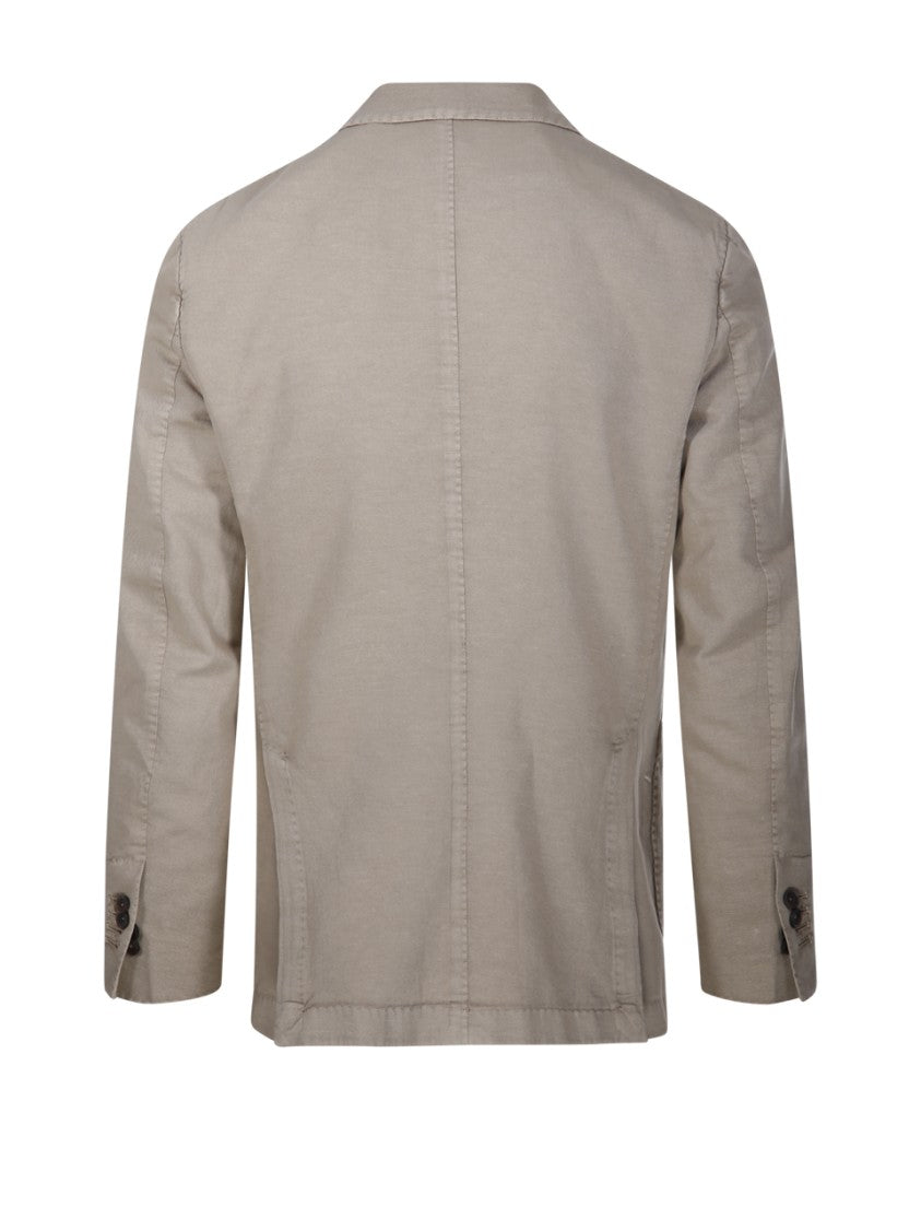 Santaniello Classic Tailored Jacket With Notched Lapel