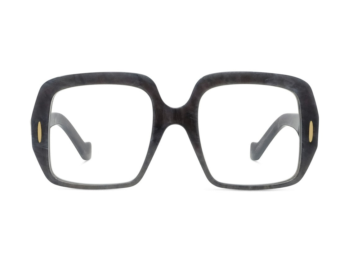 Loewe Marbled Dark Lw50076i Oversized Square Eyeglasses