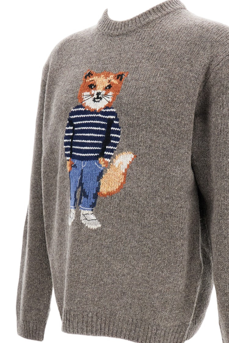 Maison Kitsuné Fox Head Knitwear Sweater