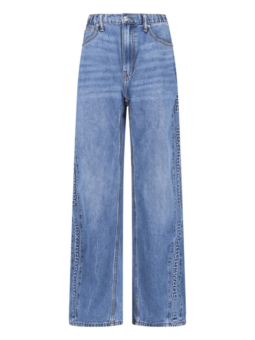 Alexander Wang "Joggers Logo" Jeans – Blue
