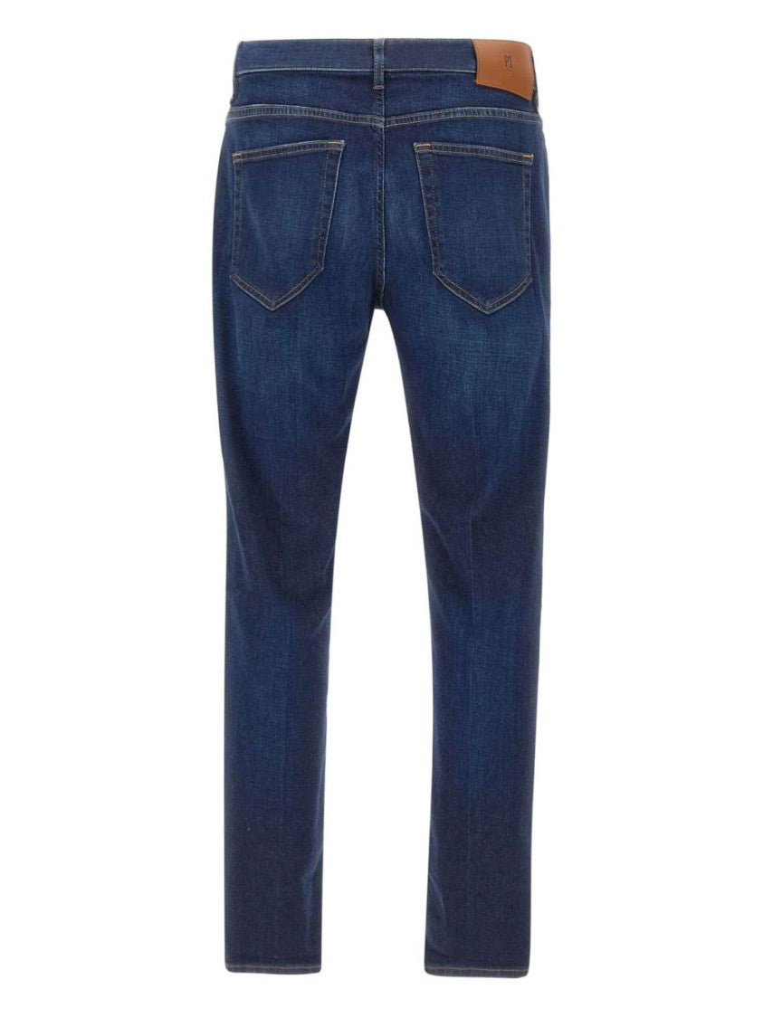 Pt Torino Classic Straight-Leg Denim Jeans With Mid-Rise Waist