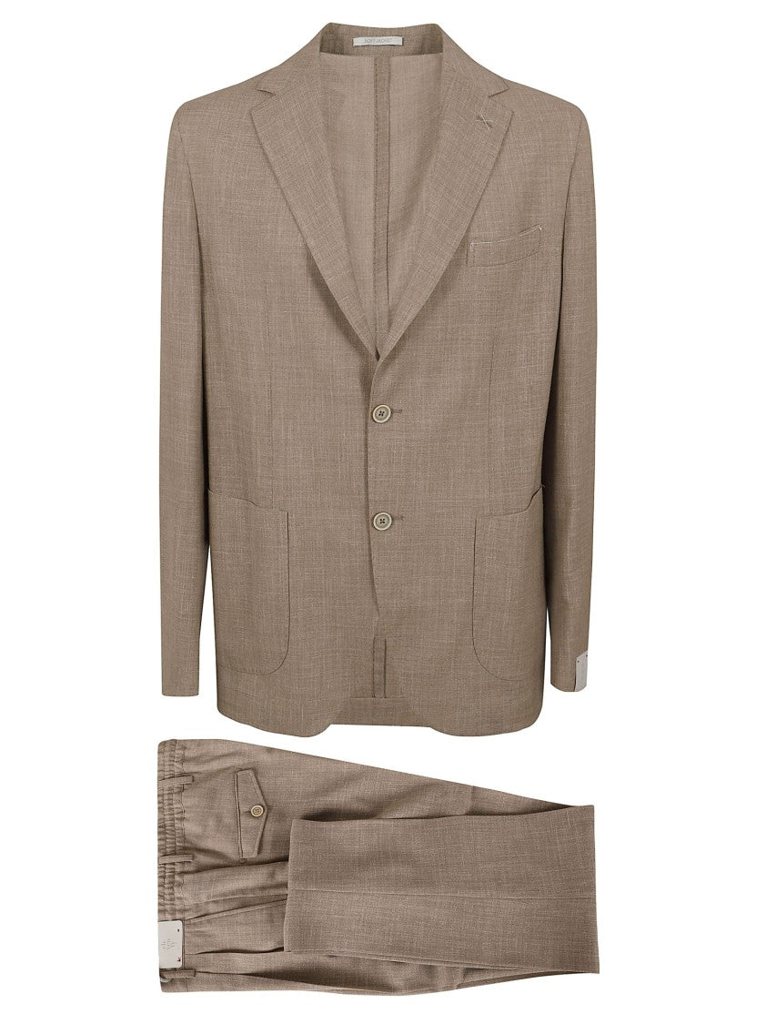 Eleventy Casual Tailored Suit With Soft Jacket And Drawstring Joggers