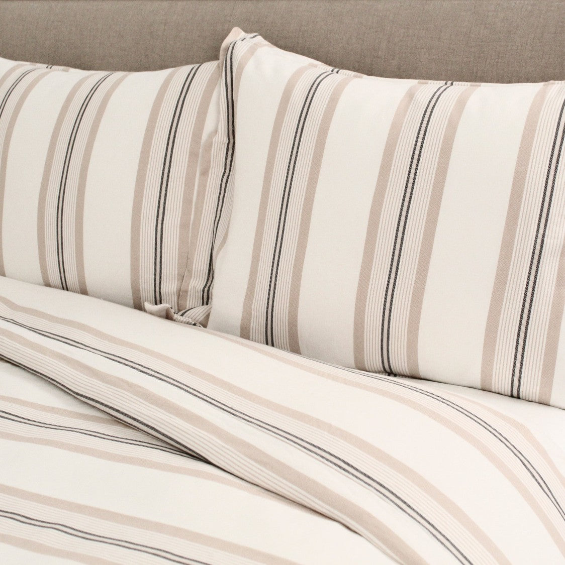 Ann Gish Beach Stripe Duvet Set
