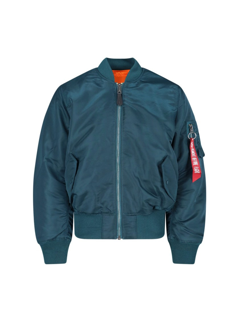 Alpha Industries "Heritage Ma-1" Reversible Bomber – Blue/Orange