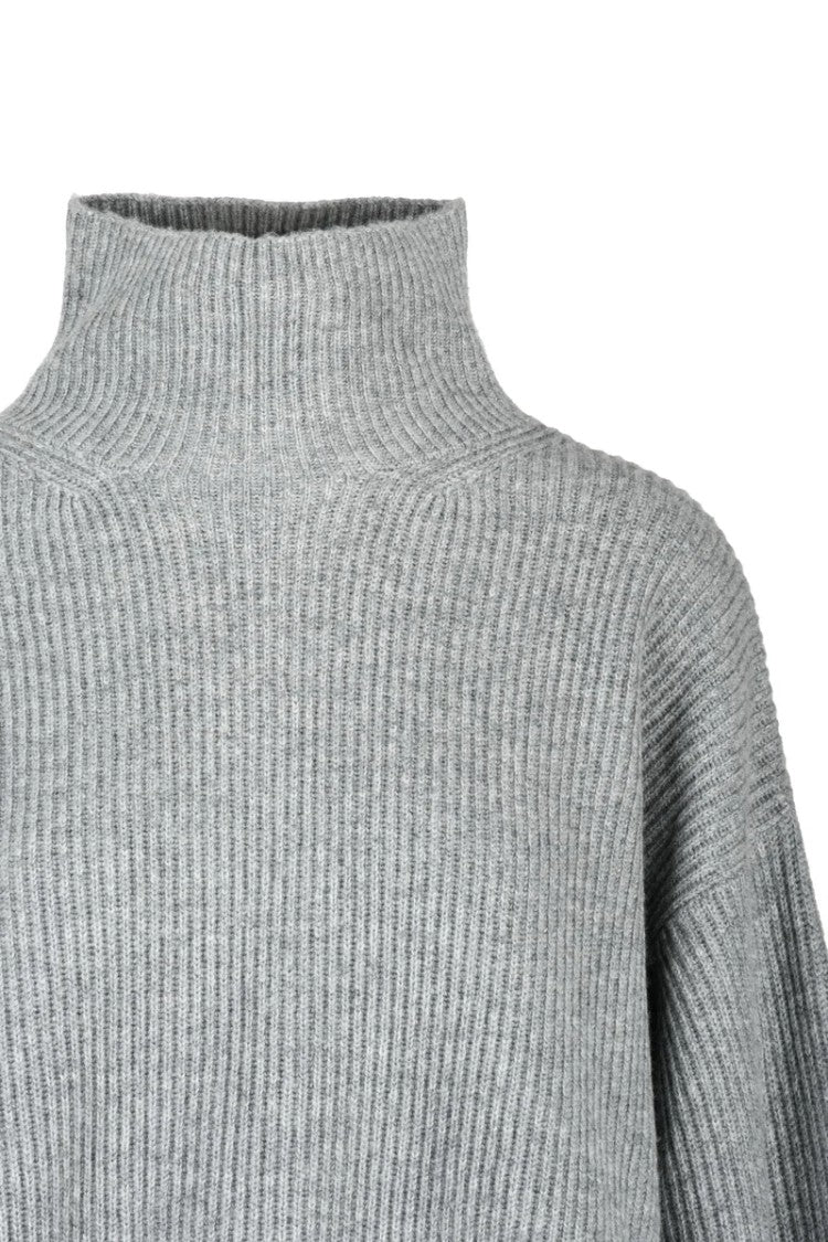 Sportmax Oversized Turtleneck Sweater - Grey