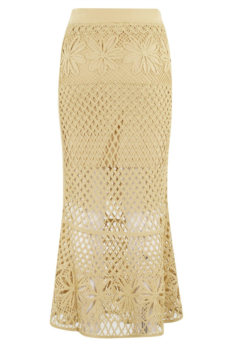 Pinko Crispo Fantsy Net Skirt