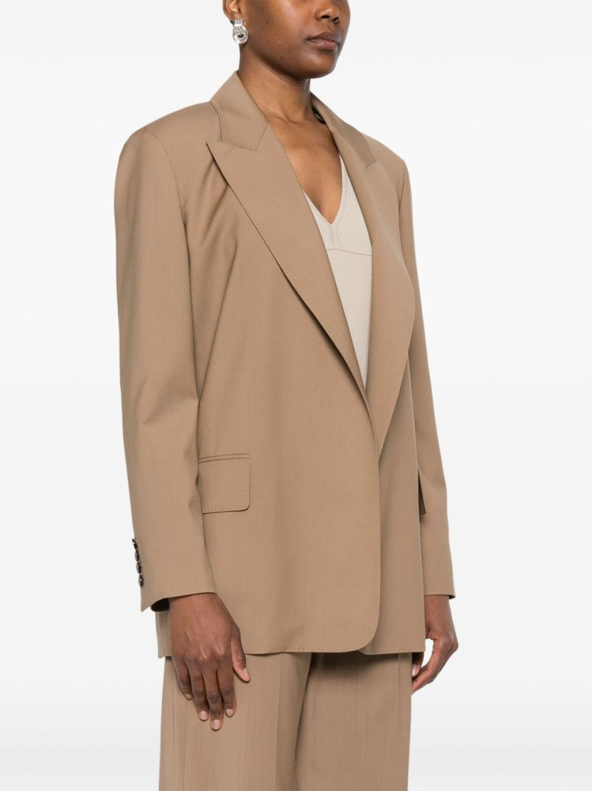 Max Mara Belted Woollen Cloth Blazer