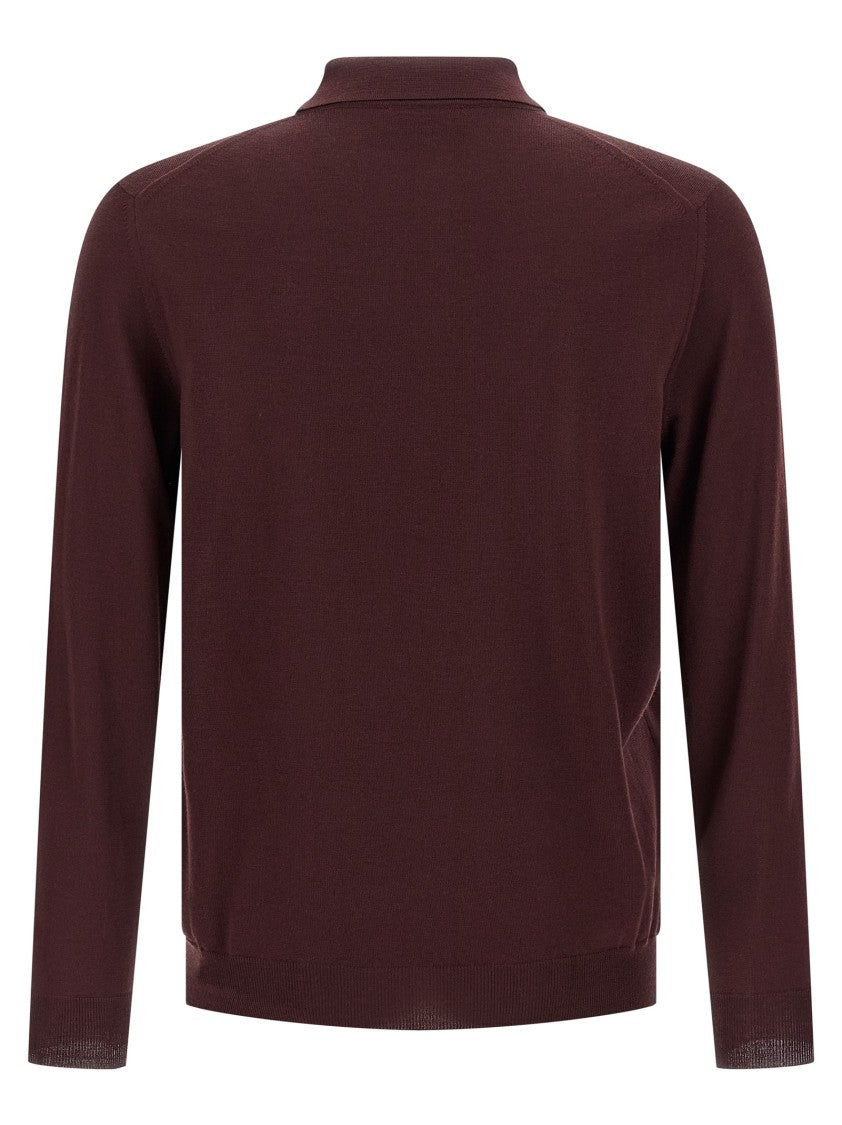 Zanone Virgin Wool Polo Shirt