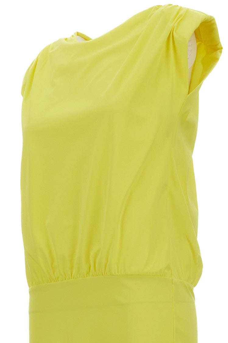 Irie' Flowing Yellow Dress With Elegant Silhouette