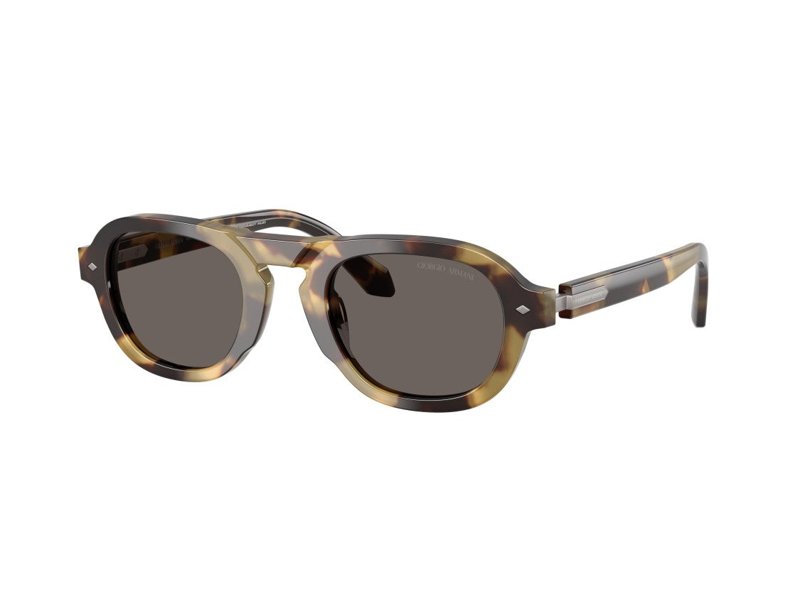Giorgio Armani Tortoiseshell 0Ar8244 Geometric Sunglasses