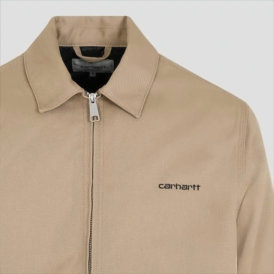 Carhartt Wip Beige Minimalist Casual Jacket With Embroidered Branding