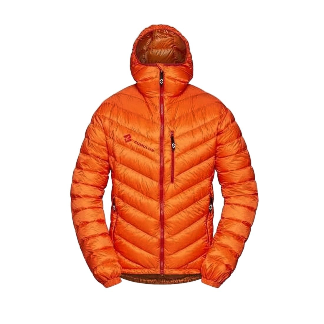 Cumulus Lightweight Quilted Hooded Jacket With Chevron Pattern