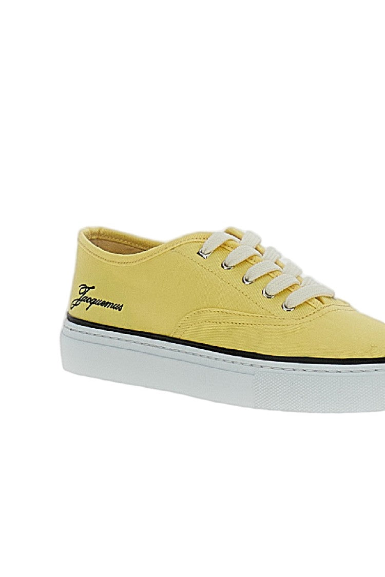 Jacquemus Yellow Le Féfé Canvas Sneakers