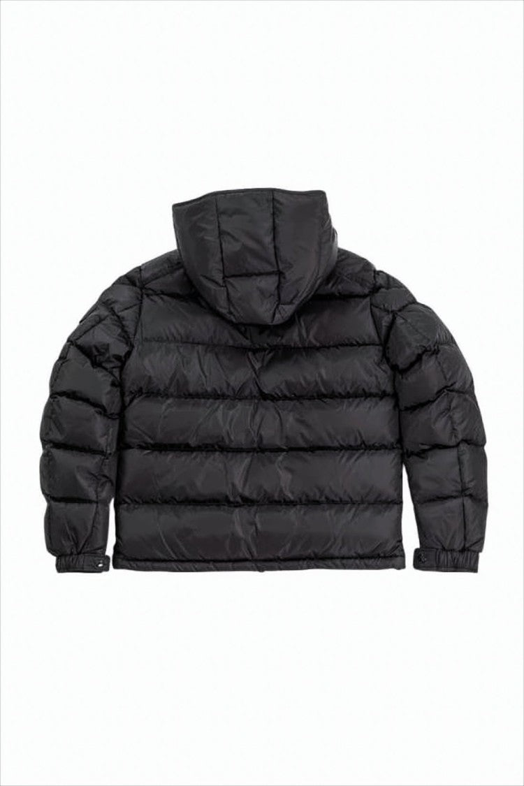 Moncler Matte Finish Down Jacket With Detachable Hood