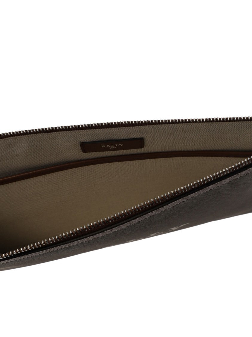 Bally Bollis Logo Large Clutch Bag