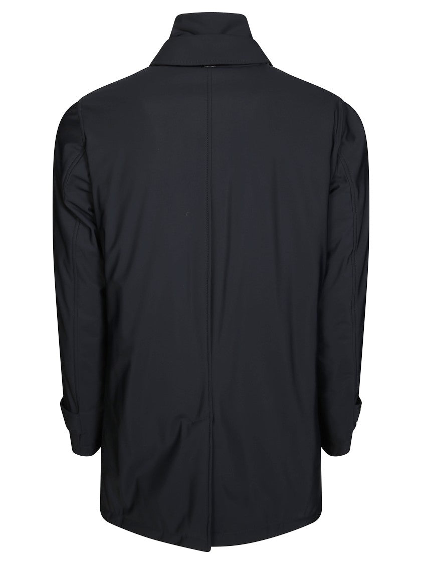 Herno Waterproof Black Herno Raincoat