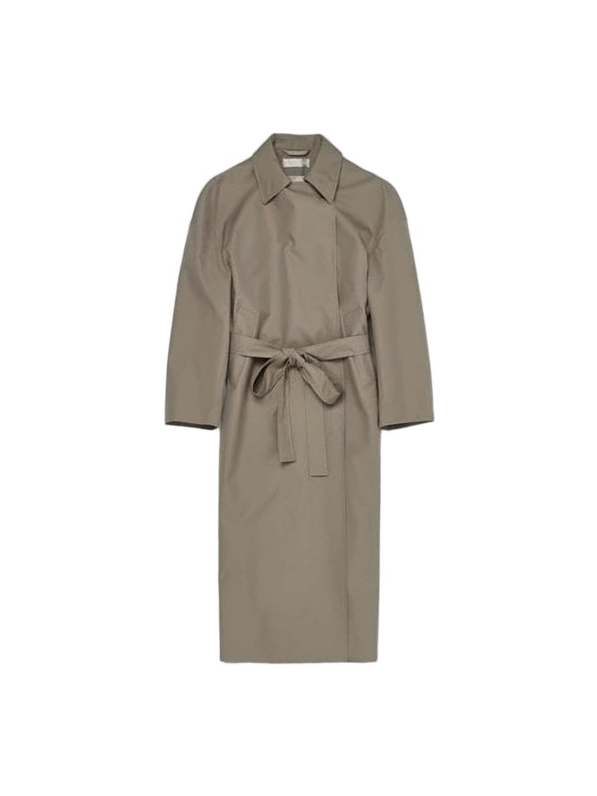 Our Legacy Minimalist Long Coat With Belted Waist