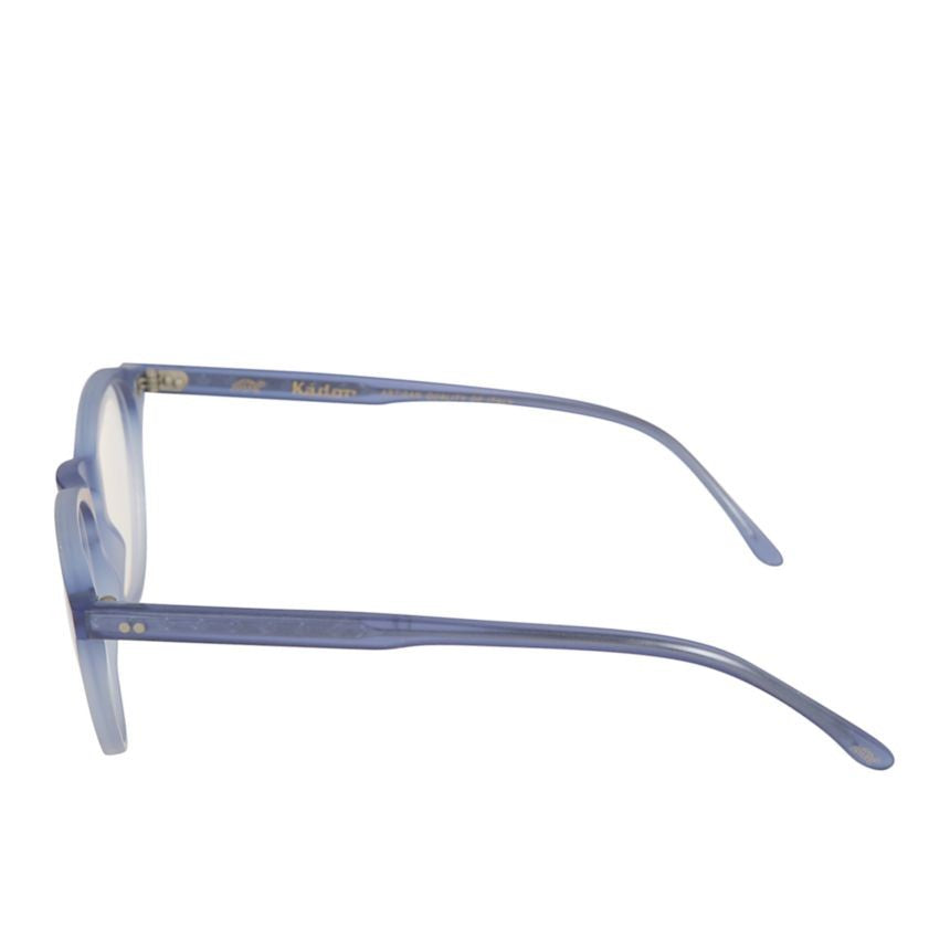 Kador Chyli Translucent Blue Frame Sunglasses With Rounded Design