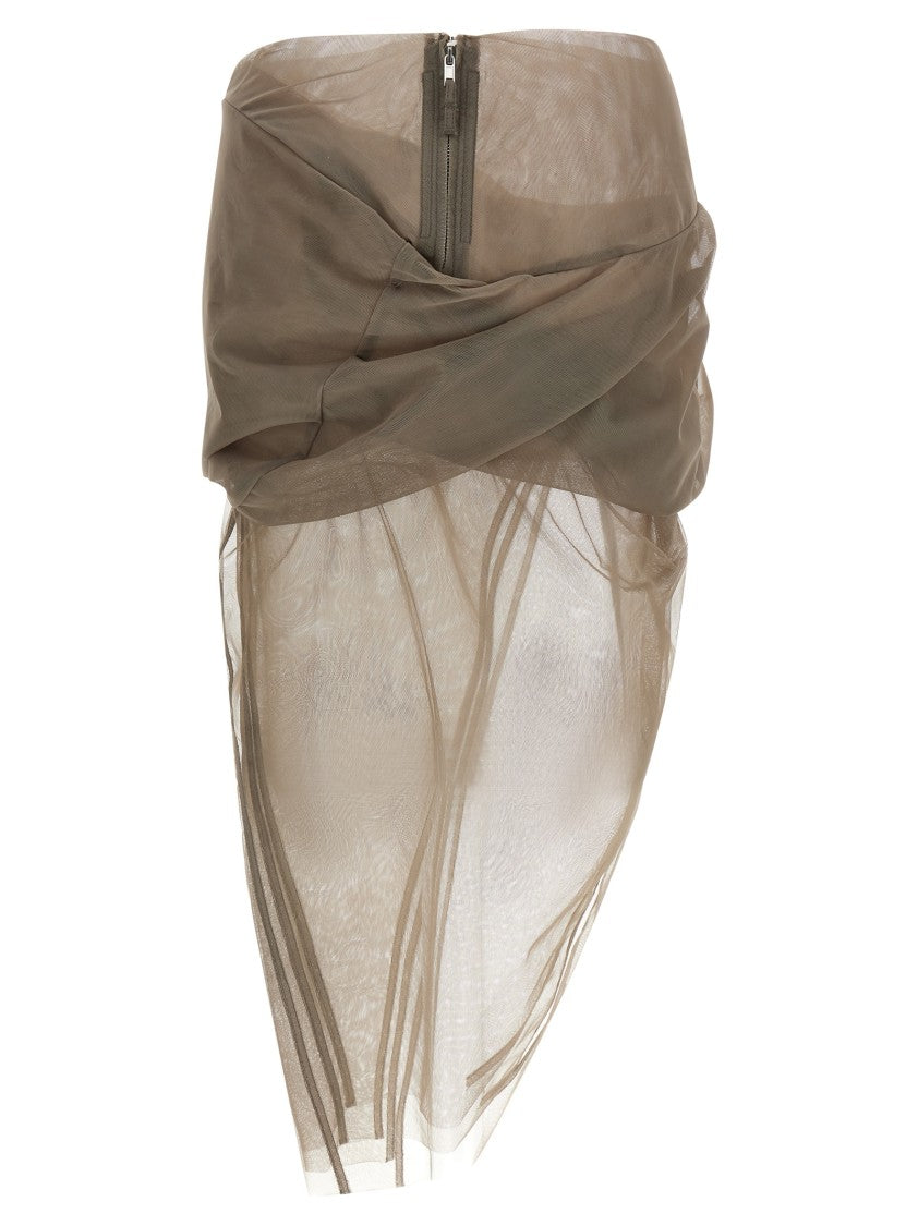 Rick Owens 'Draped Calf' Skirt