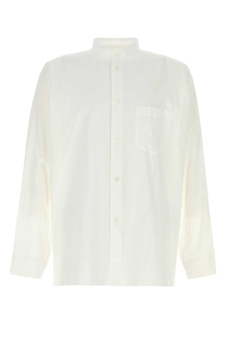 Homme Plissé Issey Miyake White Poplin Shirt