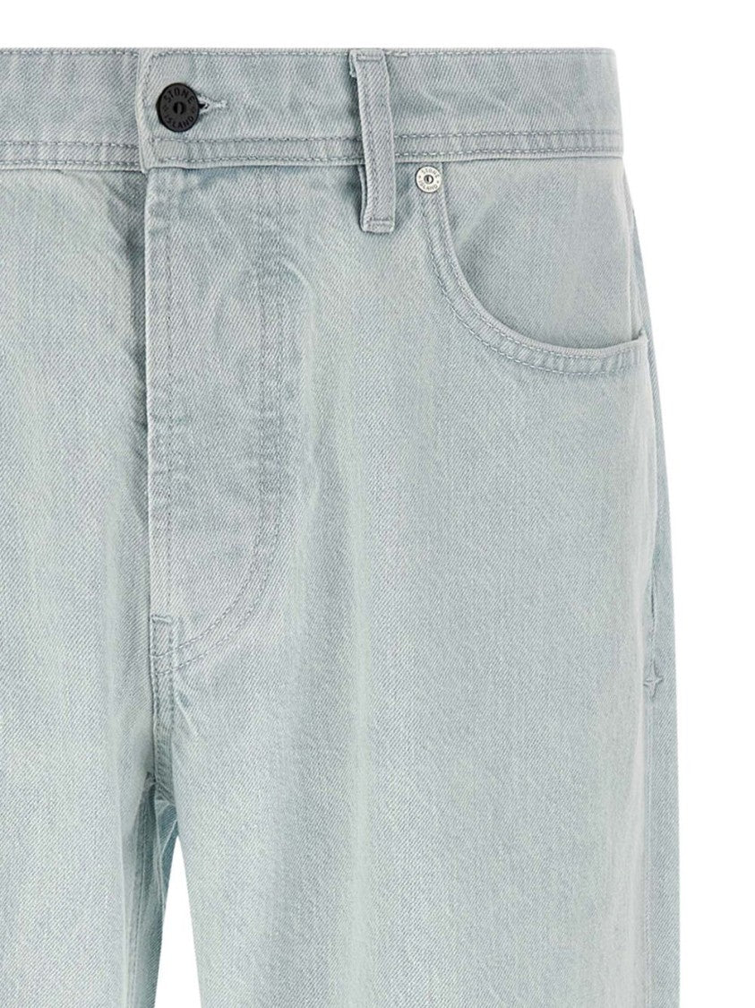 Stone Island Relaxed Fit Grey Trousers