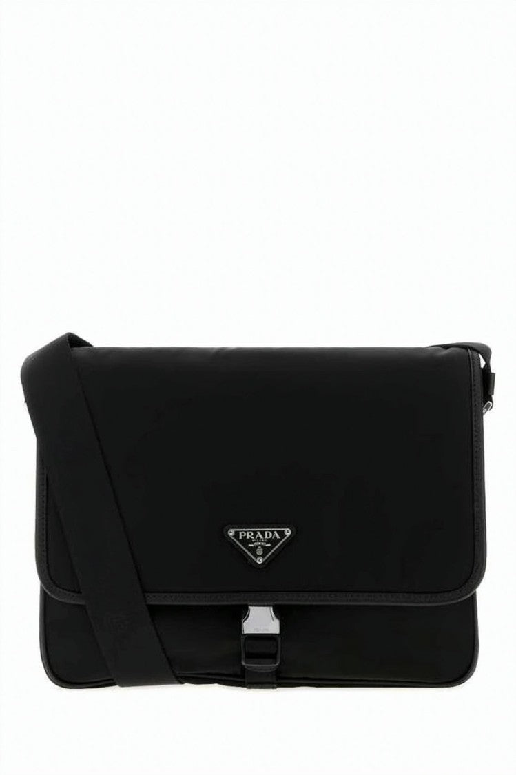 Prada Rectangular Crossbody Bag With Flap Closure