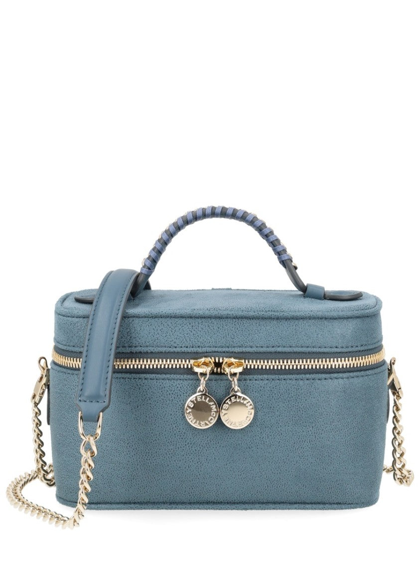 Stella Mccartney Gold Vanity Falabella Polyamide Bag