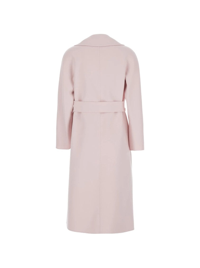 Max Mara Knee-Length Coat With Wide Lapel Collar