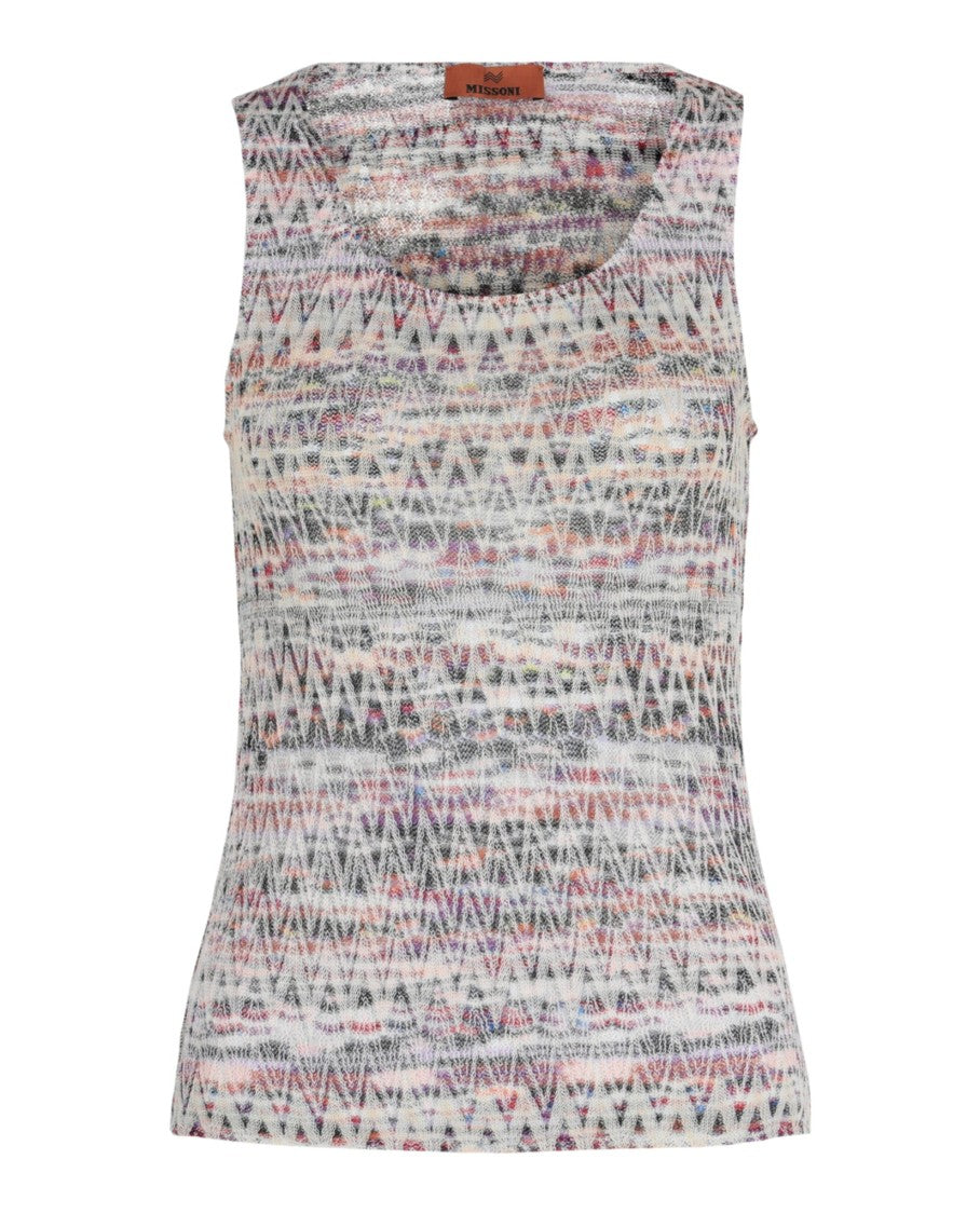 M Missoni Zigzag Knit Tank
