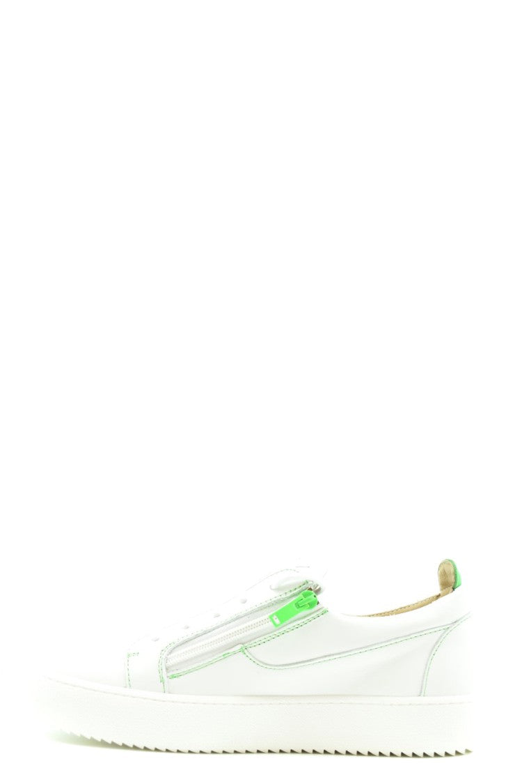 Giuseppe Zanotti Low-Top White Leather Sneakers