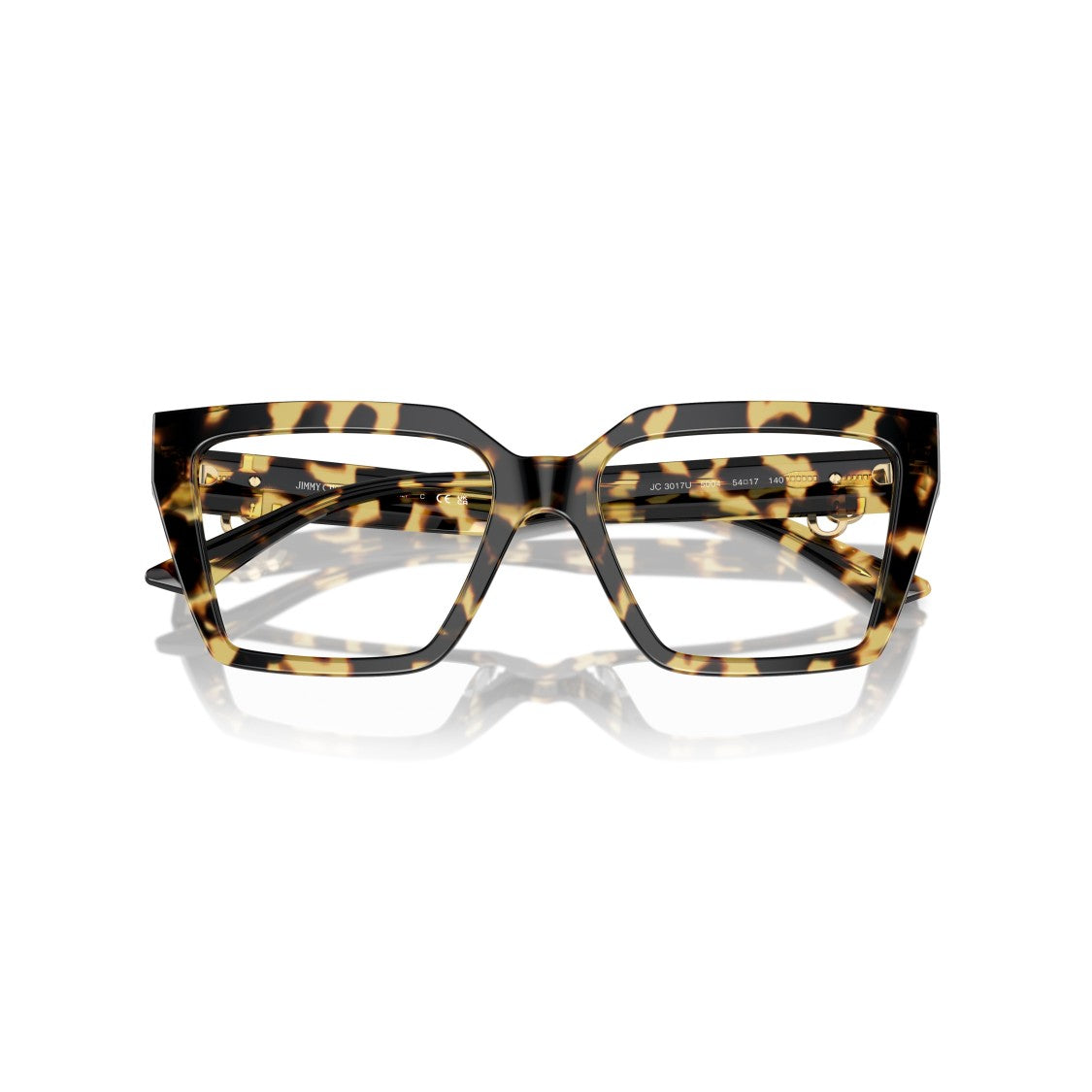 Jimmy Choo 0Jc3017u Oversized Square Tortoiseshell Frame Sunglasses