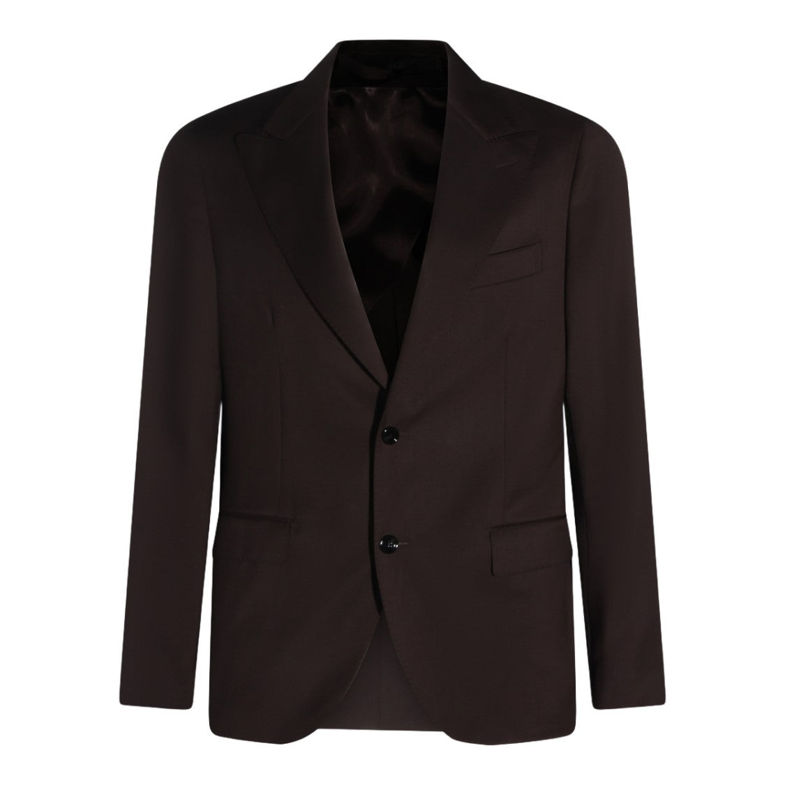 Lardini Tailored Brown Two-Piece Suit With Classic Blazer