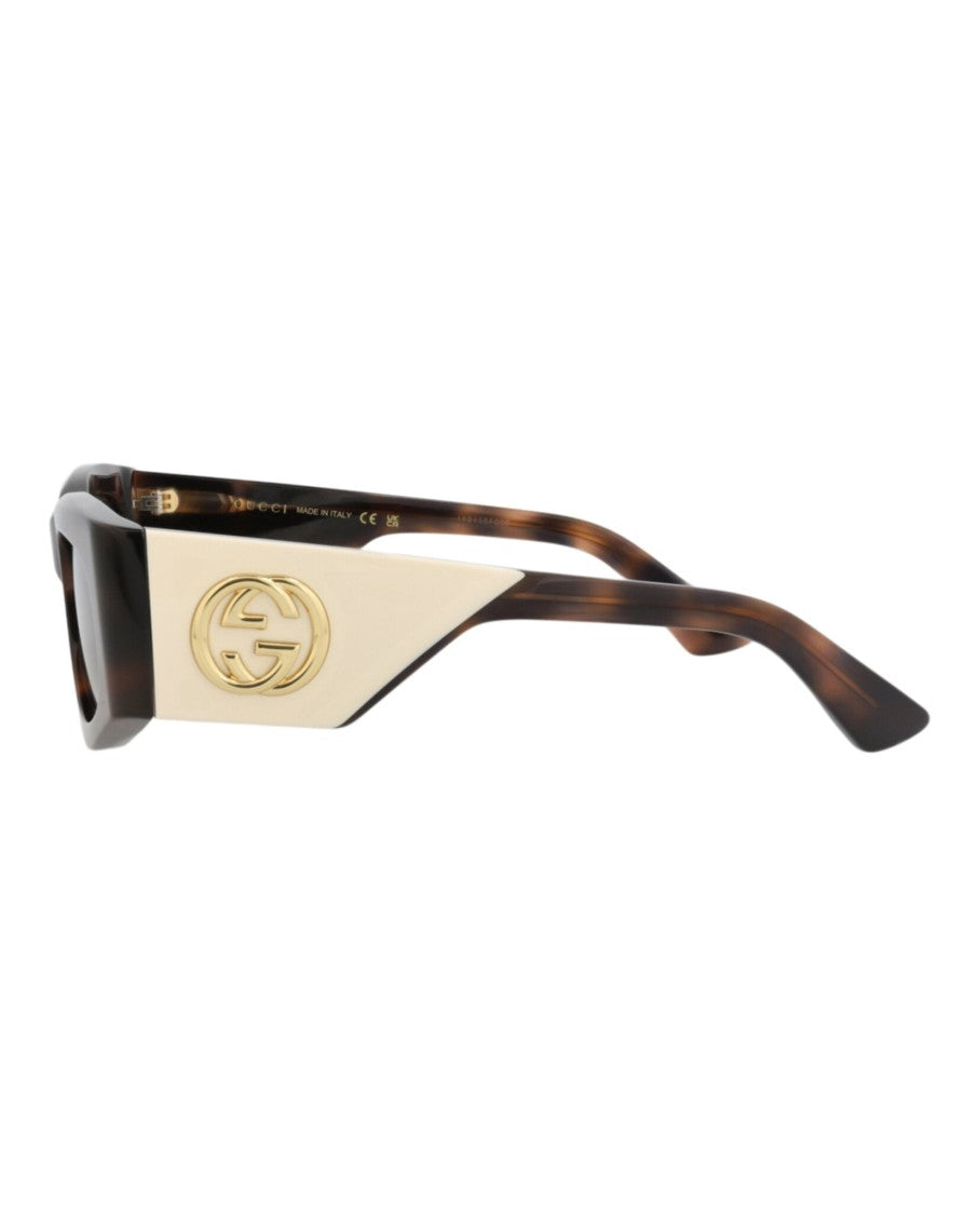 Gucci Square-Frame Recycled Acetate Sunglasses