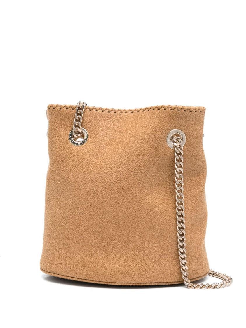 Stella Mccartney Falabella Bucket Bag In Beige Cruelty-Free Leather