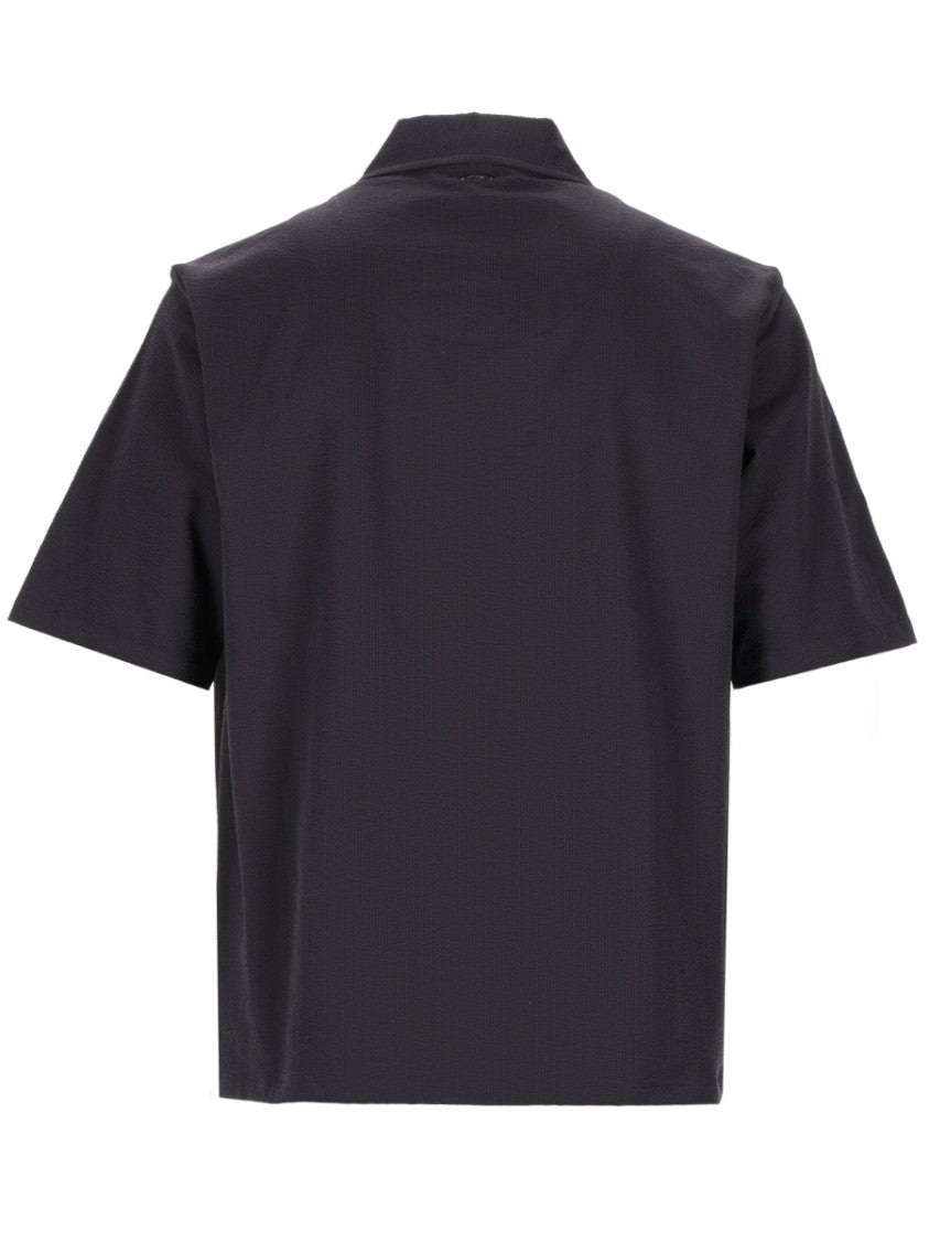 Herno Boxy Cut Concealed Placket Shirt